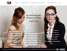 Tablet Screenshot of italstina-preklady.cz
